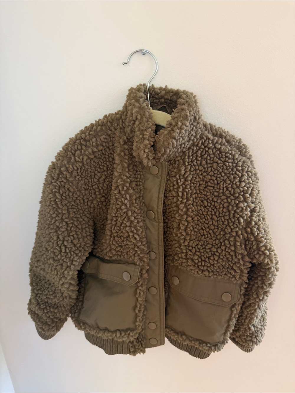 art class Plush Teddy Puffer Jacket